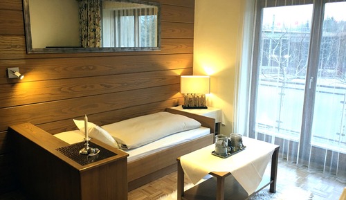 Habitación individual, vistas a la montaña