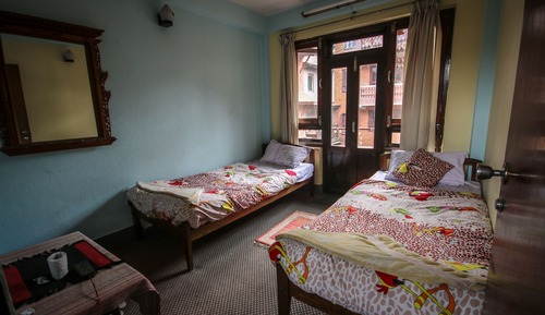 Budget Double or Twin Room Shared Bathroom