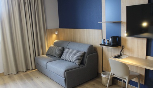 Habitación familiar, varias camas