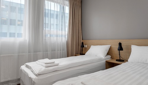 Habitación estándar con 1 cama doble o 2 individuales