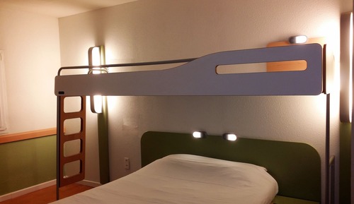 Habitación triple, varias camas