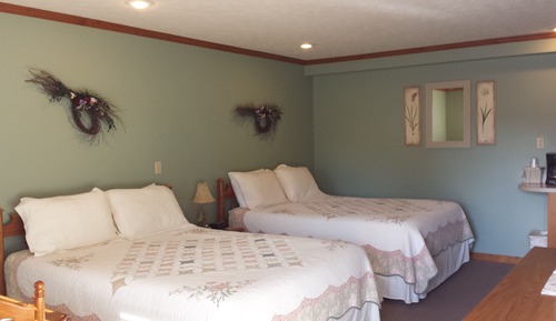 Habitación estándar, 2 camas de matrimonio, no fumadores, microondas