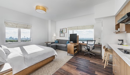 Habitación, 1 cama de matrimonio grande con sofá cama