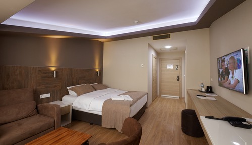 Habitación Deluxe, 1 cama de matrimonio con sofá cama