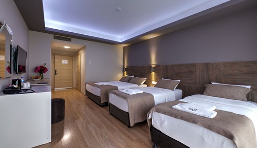 Habitación cuádruple familiar, varias camas