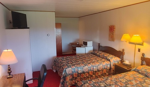 Habitación panorámica, 2 camas dobles, no fumadores, vistas parciales al mar