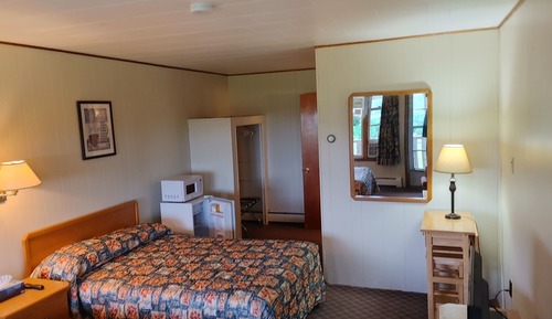 Habitación panorámica, 2 camas dobles, no fumadores, vistas parciales al mar