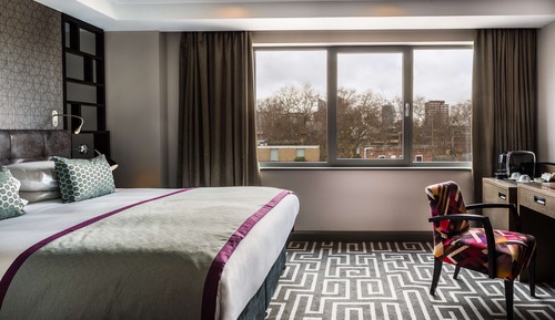 Habitación Deluxe con 1 cama doble o 2 individuales, vistas a la ciudad