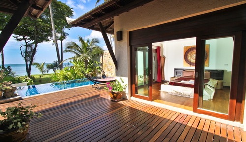 Villa, frente a la playa (AC in Bedroom Only)