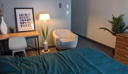 Habitación Deluxe doble, 1 cama de matrimonio grande, bañera de hidromasaje, vistas al río