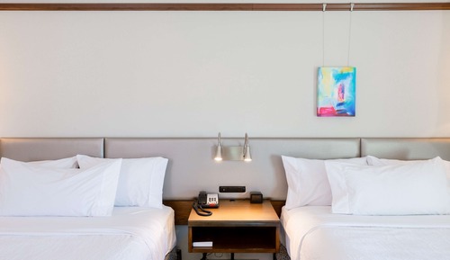 Habitación, 2 camas de matrimonio, accesible para personas con discapacidad