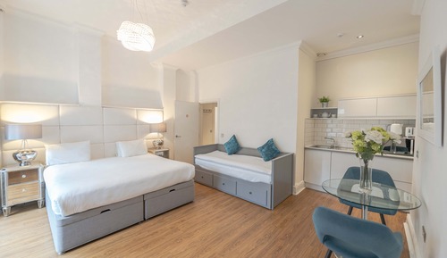 Suite estudio, varias camas