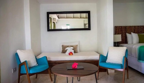 Villa familiar, 2 habitaciones, cocina básica, en la zona del jardín