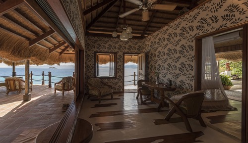 Suite de luna de miel, 1 cama de matrimonio grande, 2 baños, vistas al mar