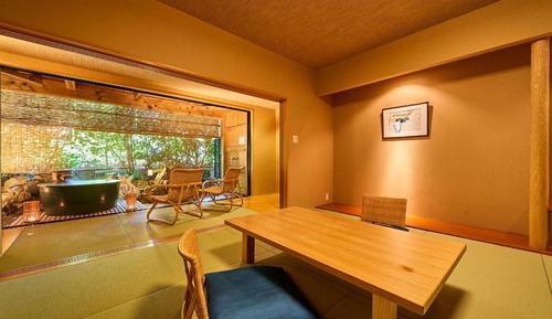 Habitación superior, no fumadores (Japanese Style with Open-air Bath)