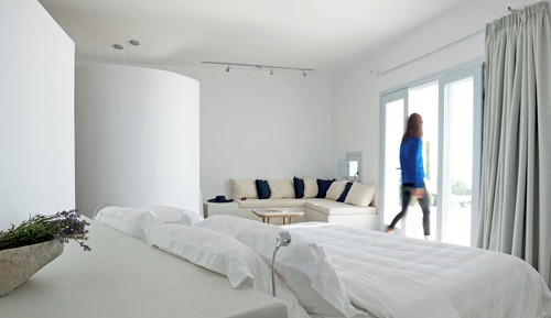 Suite estudio de lujo, 1 cama de matrimonio grande con sofá cama, vistas al mar (Infinite Horizon)