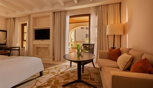 Junior suite, vista jardín