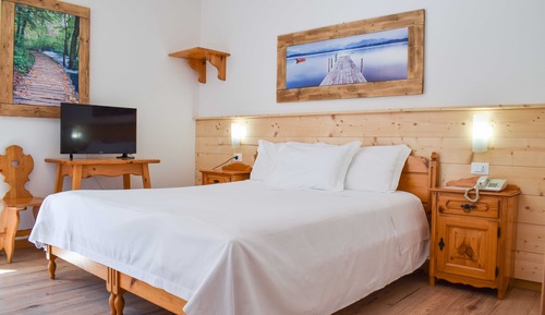 Habitación con 1 cama doble o 2 individuales (Letti uniti)