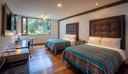 Habitación superior, 2 camas dobles, no fumadores, vistas al jardín