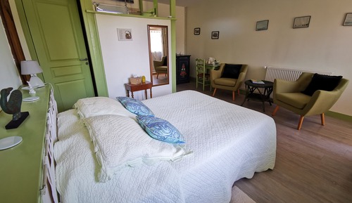 Habitación estándar doble, baño privado, vistas al jardín (Houlgate)