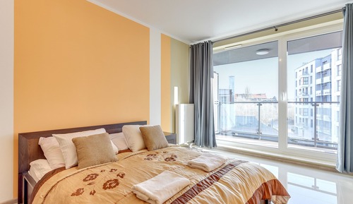 Apartamento estándar, 2 habitaciones, balcón ((with parking) - 100)