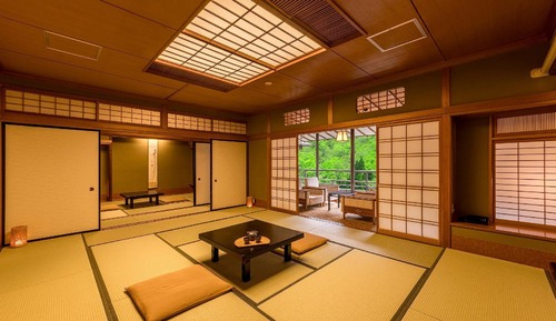 Habitación superior, no fumadores (Japanese Style 2R, Open-air Bath, 10P)
