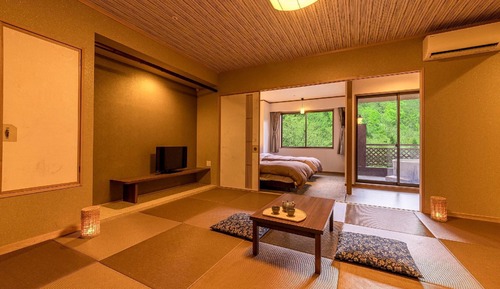 Habitación superior, no fumadores (Japanese Western, with Open-air Bath)