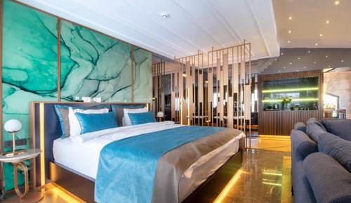 Suite presidencial, vistas al mar