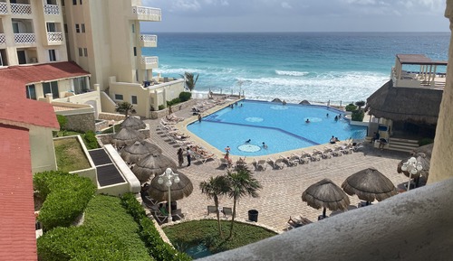 Suite estudio estándar, 2 camas dobles, vistas al mar, junto a la playa