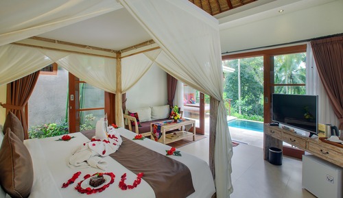 Villa de luna de miel, piscina privada