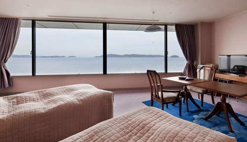 Habitación Deluxe con 2 camas individuales, no fumadores (Kaiseki Seafood Dinner & Breakfast)