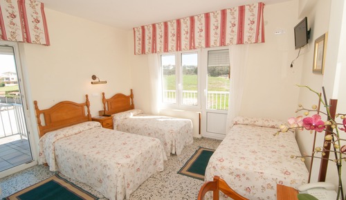 Habitación triple estándar, vistas al mar