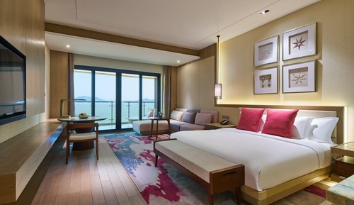 Habitación Premium, 1 cama de matrimonio grande, vistas al mar (High Floor)