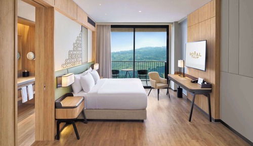 Suite Premier, 1 cama de matrimonio grande, balcón, vistas al jardín