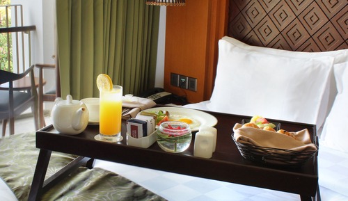 Suite, acceso a la piscina