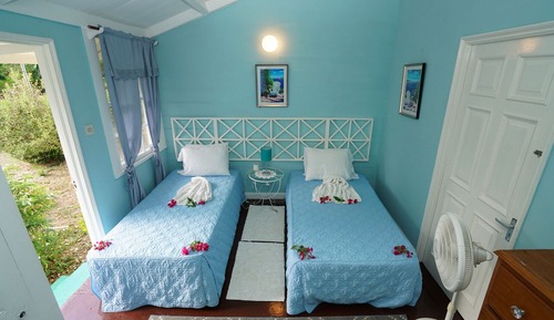 Habitación tradicional con 1 cama doble o 2 individuales, 1 habitación, vistas al jardín