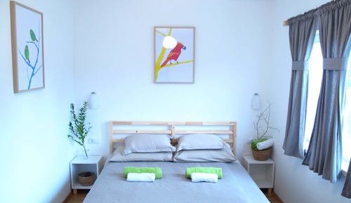 Habitación triple estándar, en la zona del jardín
