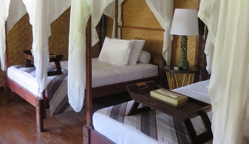 Habitación tradicional con 1 cama doble o 2 individuales, 1 habitación (Villa Kayu 1A)