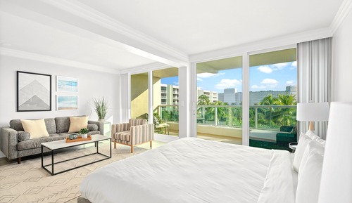 Suite estudio ejecutiva, 1 cama de matrimonio grande, balcón