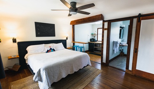 Suite Premier, 1 cama de matrimonio grande con sofá cama, vistas al patio