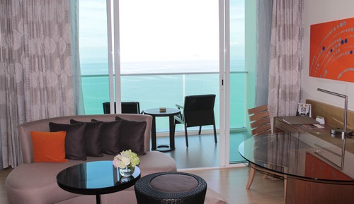 Suite familiar, varias camas, vistas al mar
