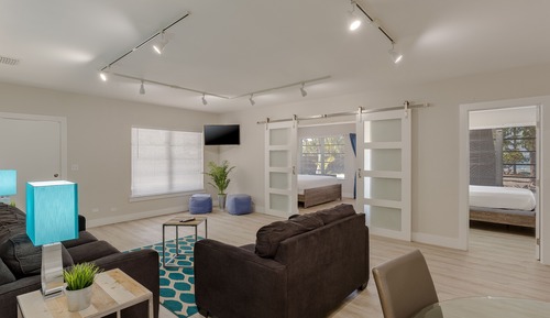 Suite ejecutiva, cocina básica, frente al mar (Accessible)