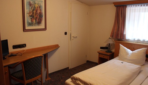 Habitación individual, vistas al jardín