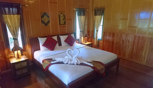 Habitación Deluxe doble, 1 cama de matrimonio grande, vistas al jardín