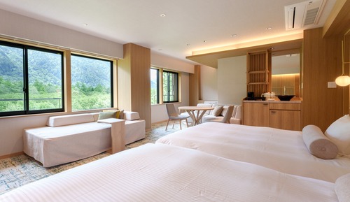 Habitación Deluxe con 2 camas individuales, no fumadores, vistas al río