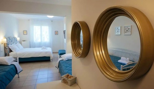 Habitación familiar, vistas al mar