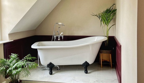 Suite superior, baño privado, vistas al jardín