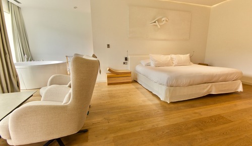 Habitación Premium doble, 1 cama de matrimonio grande, accesible para personas con discapacidad