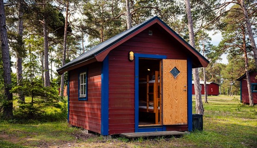 Cabaña, baño compartido (10 m2)