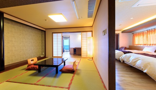Habitación tradicional (Japanese-Western Style, Open-air Bath)